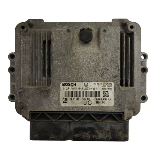 OPEL ASTRA H ECU / 0281014643 / 98074154 / JC / BOSCH