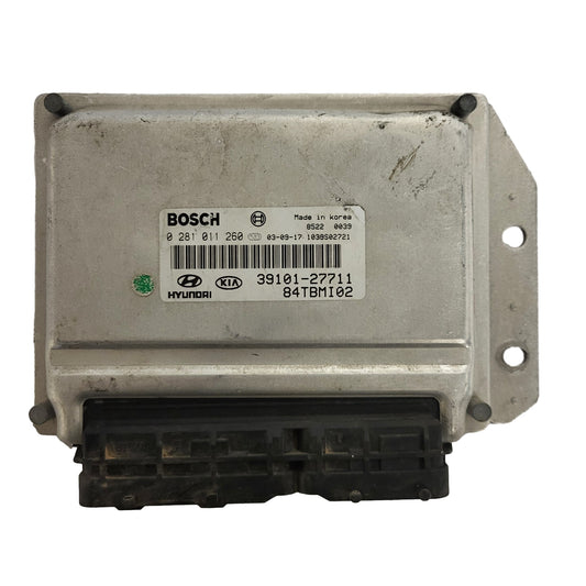 HYUNDAI GETZ ECU / 0281011260 / 39101-27711 / BOSCH