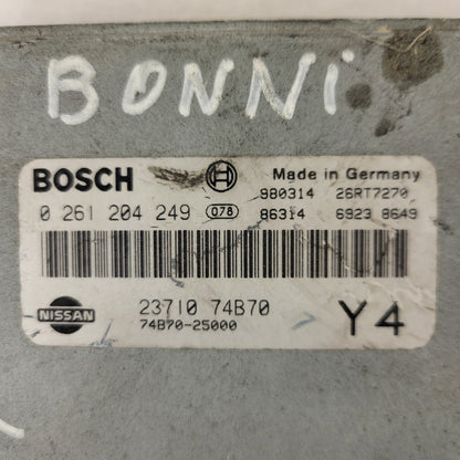 NISSAN MICRA ECU / 0261204249 / 237101U210 / 23710-1U210 / 1U210-25000 XY BOSCH