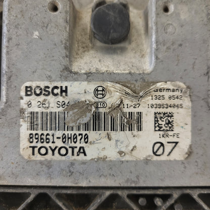 TOYOTA AYGO ECU / 0261S04464 / 89661-0H070 / 1KR-FE / BOSCH