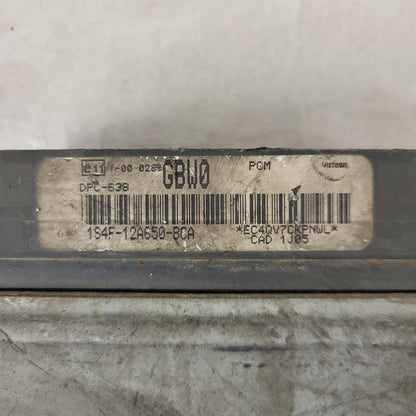 FORD FOCUS ECU / 1S4F-12A650-BCA / GBW0 / DPC-638 / 1S4F12A650BCA / VISTEON