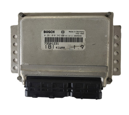 3x Fiat MAREA ECU TYPE / 0281010342 / 73501231 / BOSCH BULK STOCK