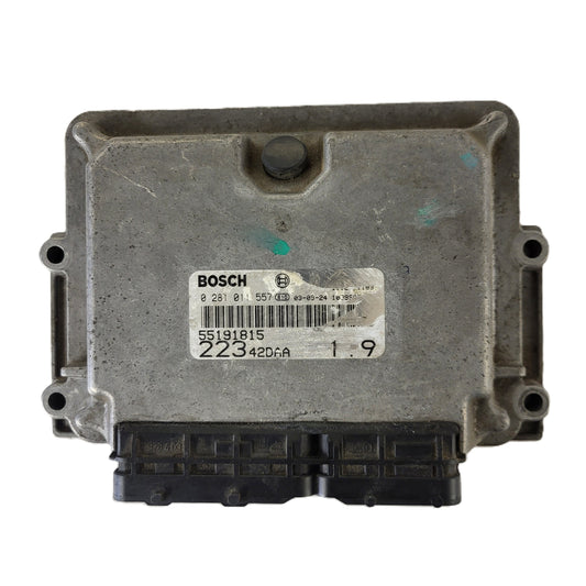 Fiat DOBLO ECU / 0281011557 / 55191815 / 22342DAA / BOSCH