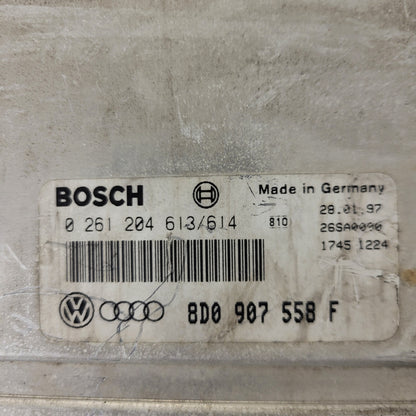 VW AUDI ECU / 0261204613/614 / 8D0907558F / BOSCH