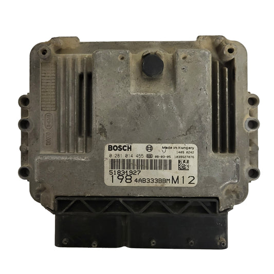 FIAT BRAVO ECU / 0281014455 / 51831927 / BOSCH