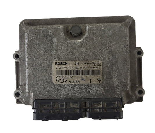 ALFA ROMEO 147 ECU / 0281010332 / 73501227 / 93741WAA / BOSCH