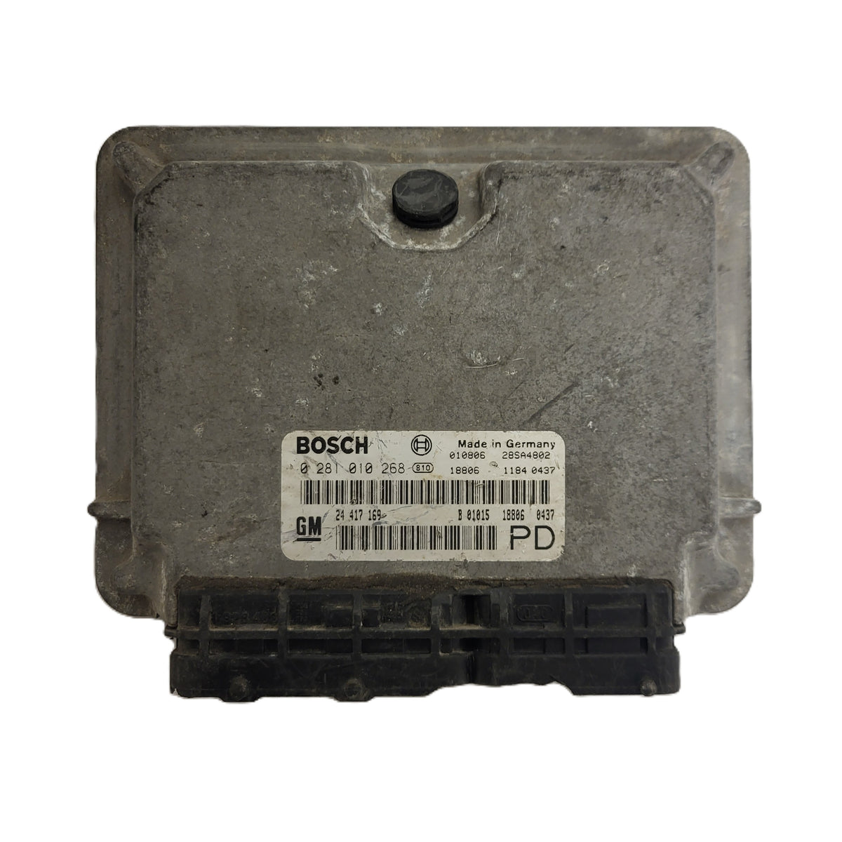Opel Zafira 2.0 ECU / 0281010268 / 24417169 / BOSCH - C38-11 - 1