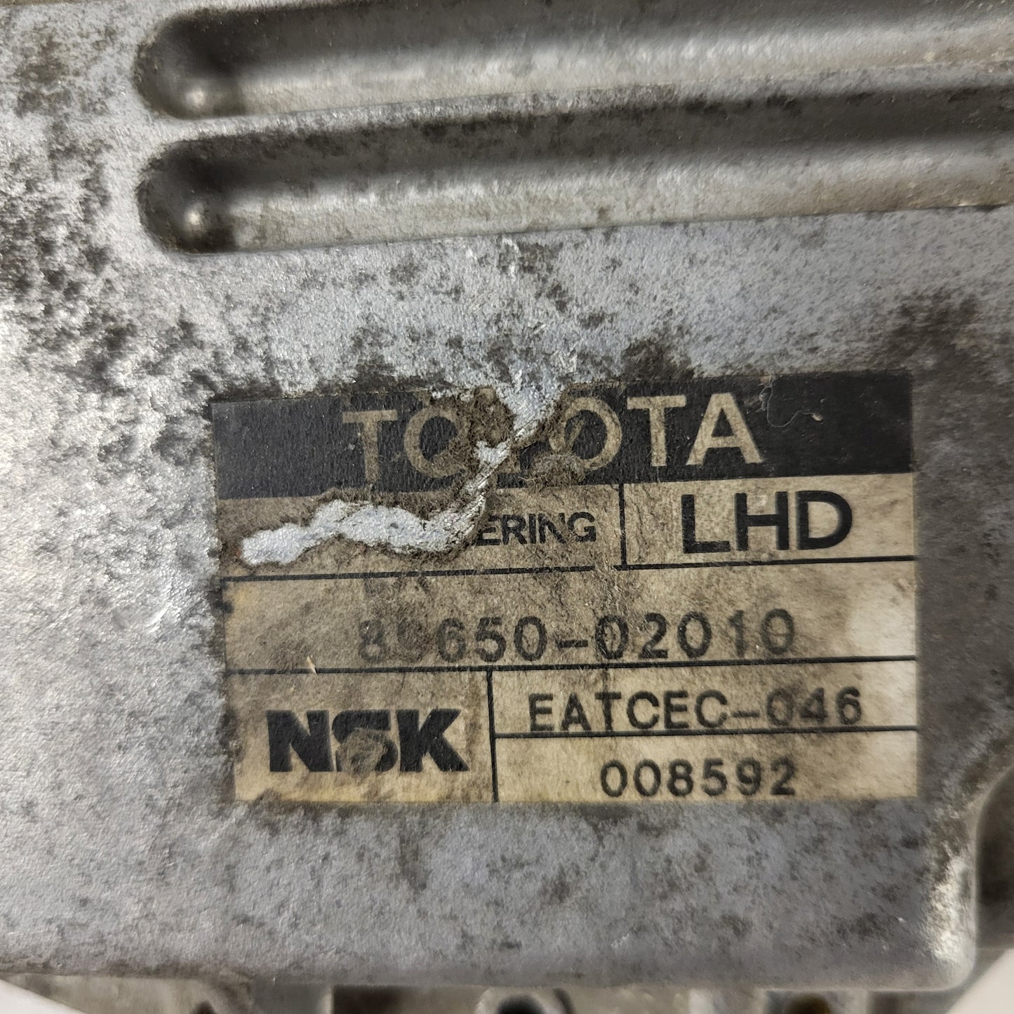 TOYOTA COROLLA POWER STEERING ECU / 89650-02010 / 8965002010 / LHD