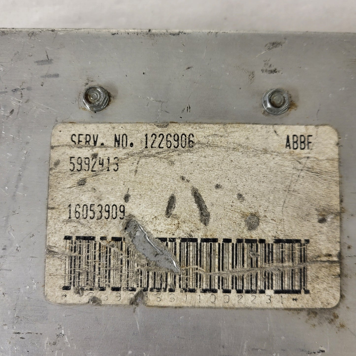 Fiat Regata ECU / 5992413 / 16053909 / 1226906 / ABBF