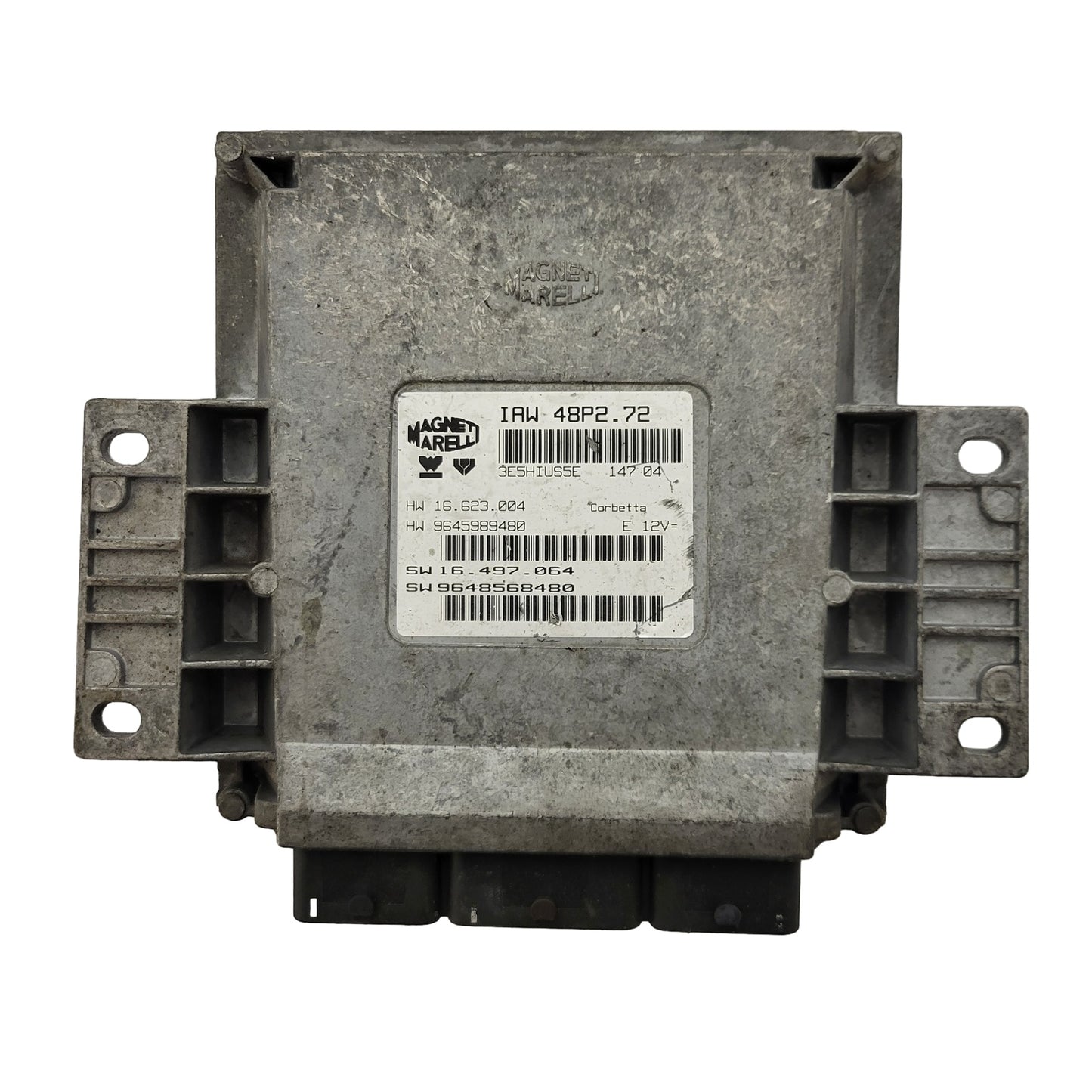 PEUGEOT CITROEN ECU / IAW 48P2.72 / SW 9648568480 / HW 9645989480 / MAGNETI MARELLI