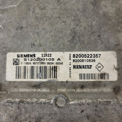 Renault Clio 3 ECU / S120200105A / 8200522357 / 8200510536 / SIM32 / S120200105