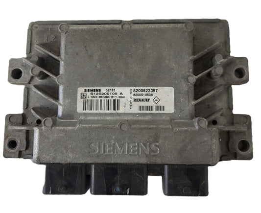 Renault Clio 3 ECU / S120200105A / 8200522357 / 8200510536 / SIM32 / S120200105