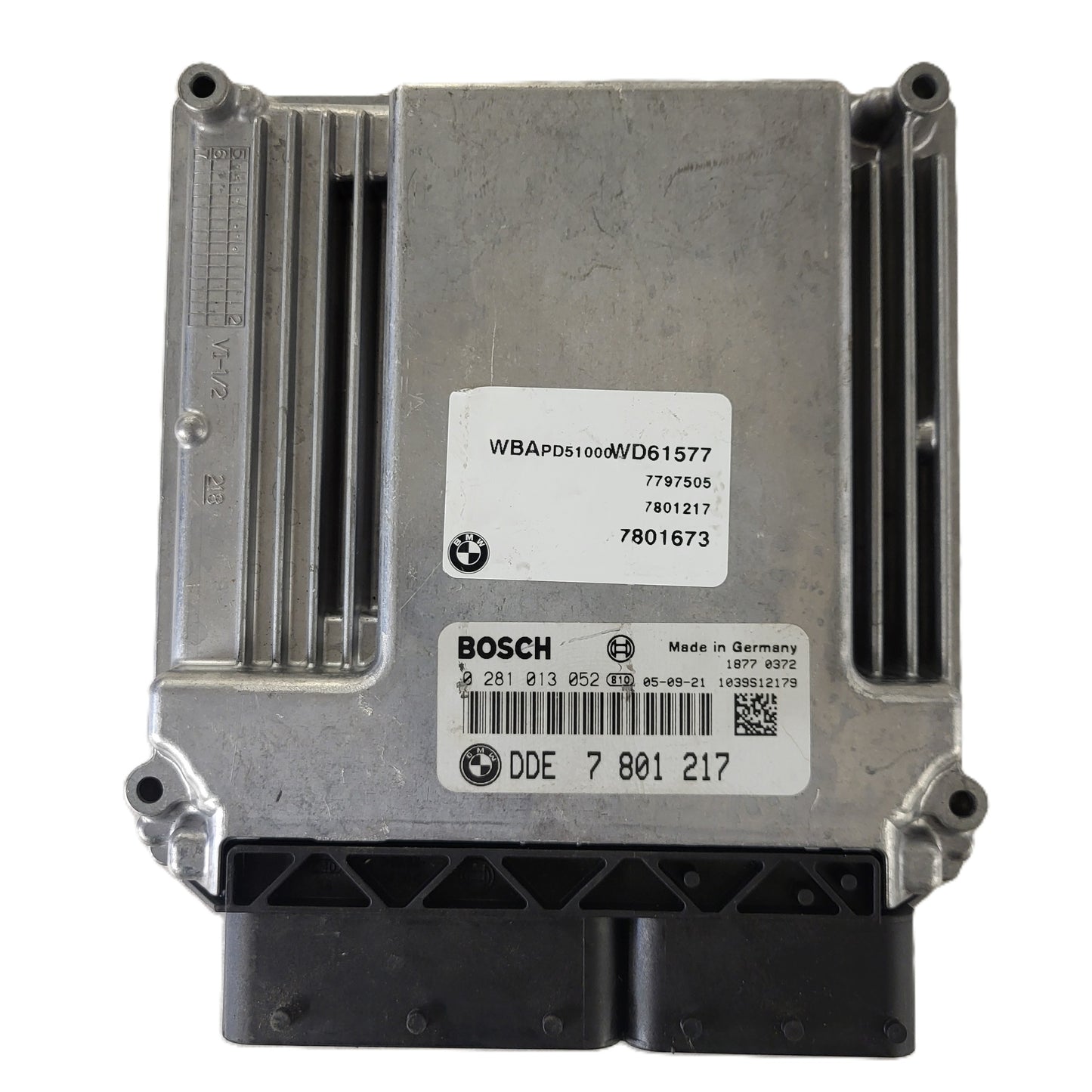 BMW X3 3.0 ECU / 0281013052 / DDE 7801217 / DDE7801217 / BOSCH