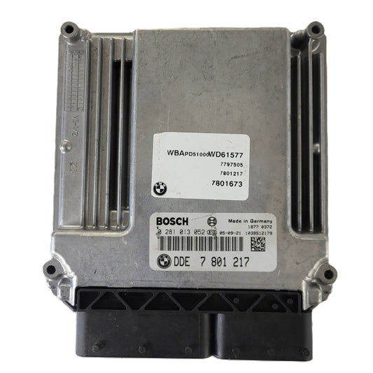 BMW X3 3.0 ECU / 0281013052 / DDE 7801217 / DDE7801217 / BOSCH
