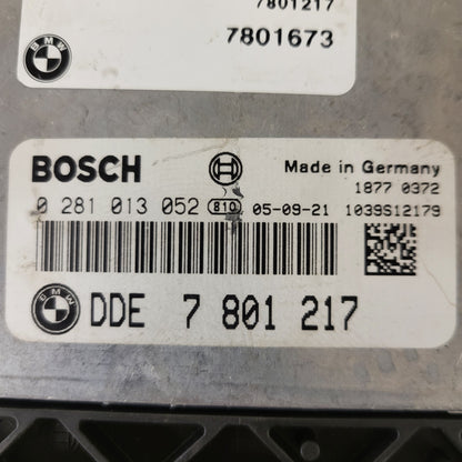 BMW X3 3.0 ECU / 0281013052 / DDE 7801217 / DDE7801217 / BOSCH
