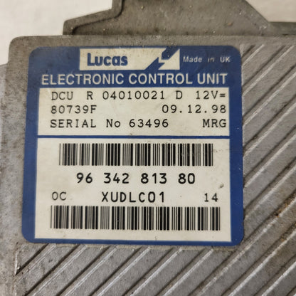 CITROEN EVASION FIAT ULISSE ECU / 9634281380 / R04010021D / LUCAS