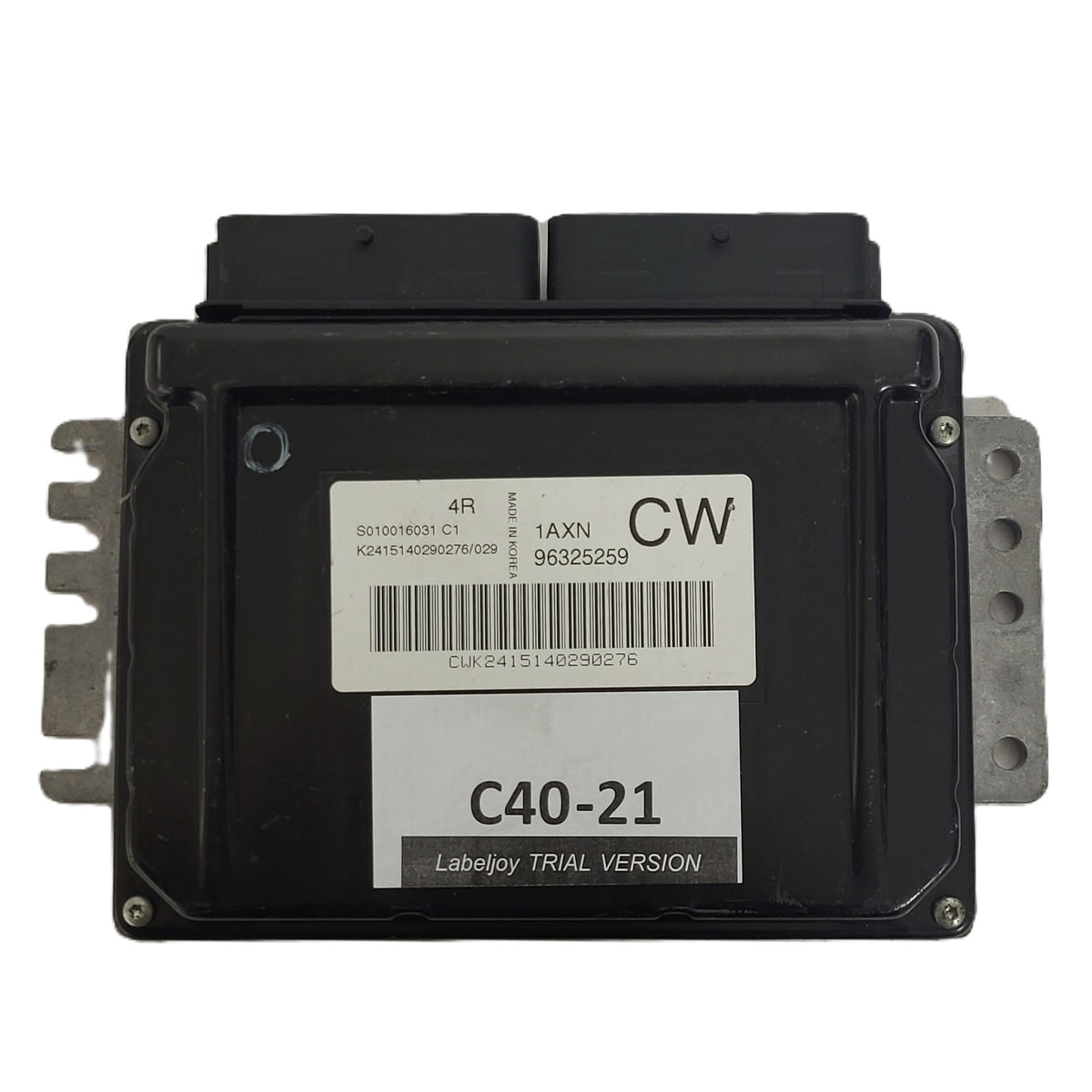 DAEWOO MATIZ ECU / S010016031 / S010016031C1 / 96325259 / 1AXN - C40-21 - 1