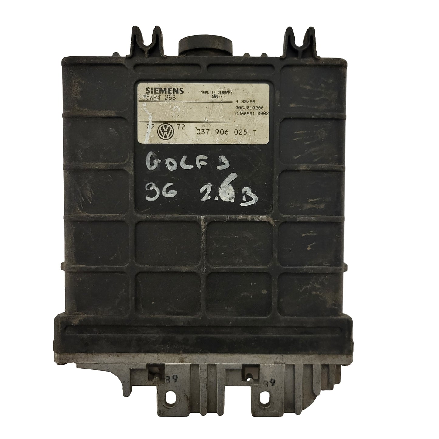 VW GOLF 3 ECU / 037906025T / 5WP4 298 / 5WP4298 / SIEMENS