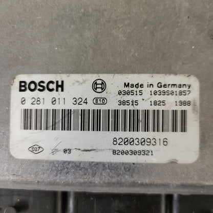 Renault ECU / 0281011324 / 8200309316 / 8200309321 / BOSCH