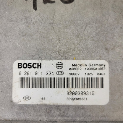Renault ECU / 0281011324 / 8200309316 / 8200309321 / BOSCH