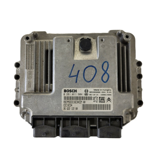 CITROEN C3 ECU / 0281011804 / EDC16C34 / 9662212280 / 9653958980 / BOSCH