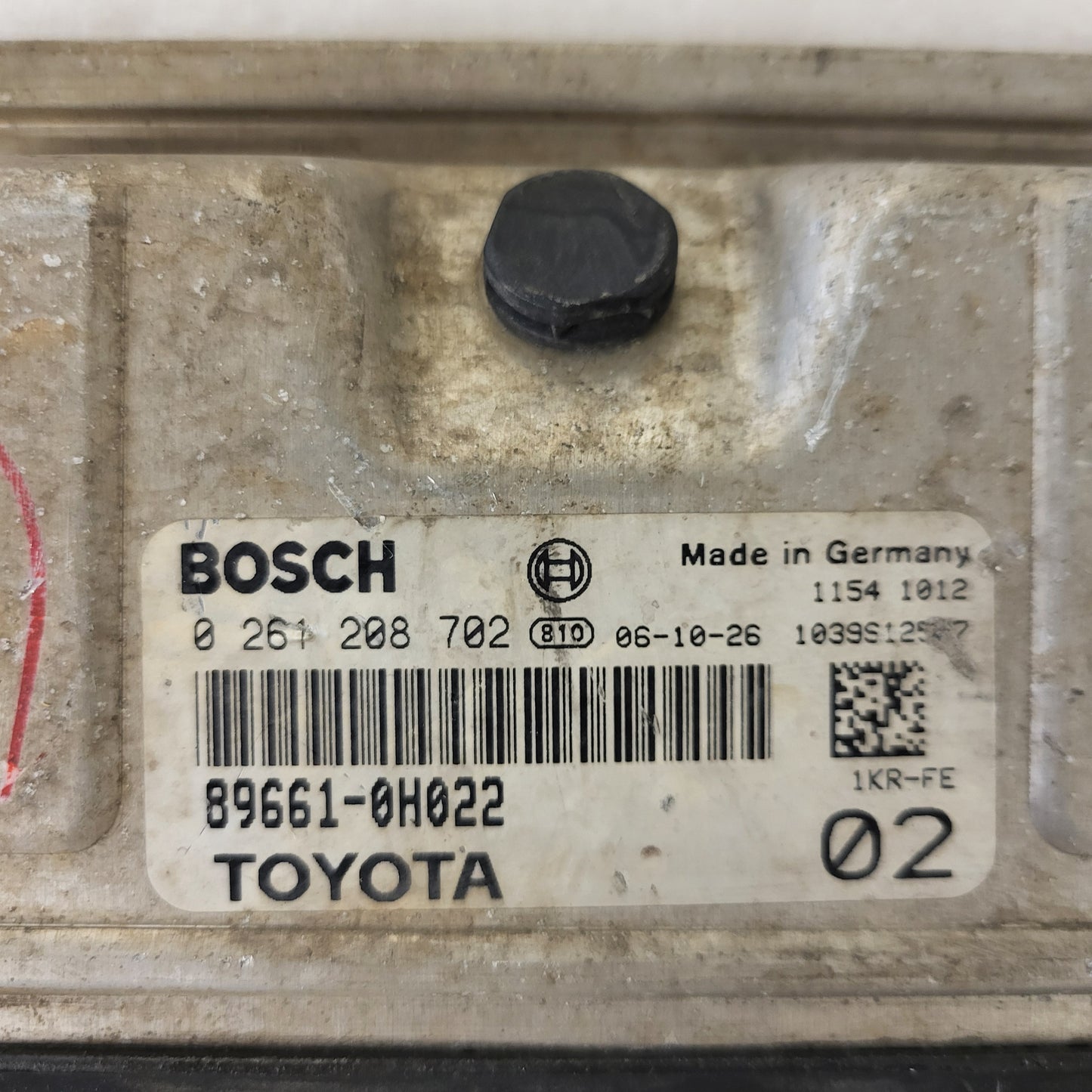 Citroen C1 TOYOTA AYGO 107 ECU / 0261208702 / 89661-0H022 / BOSCH