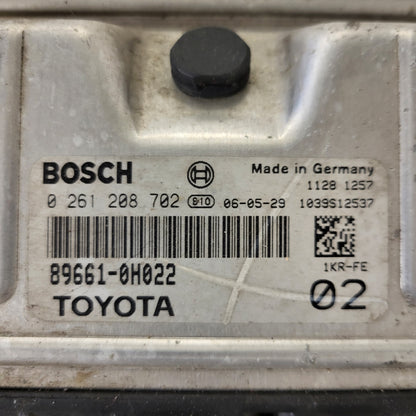 Citroen C1 TOYOTA AYGO 107 ECU / 0261208702 / 89661-0H022 / BOSCH