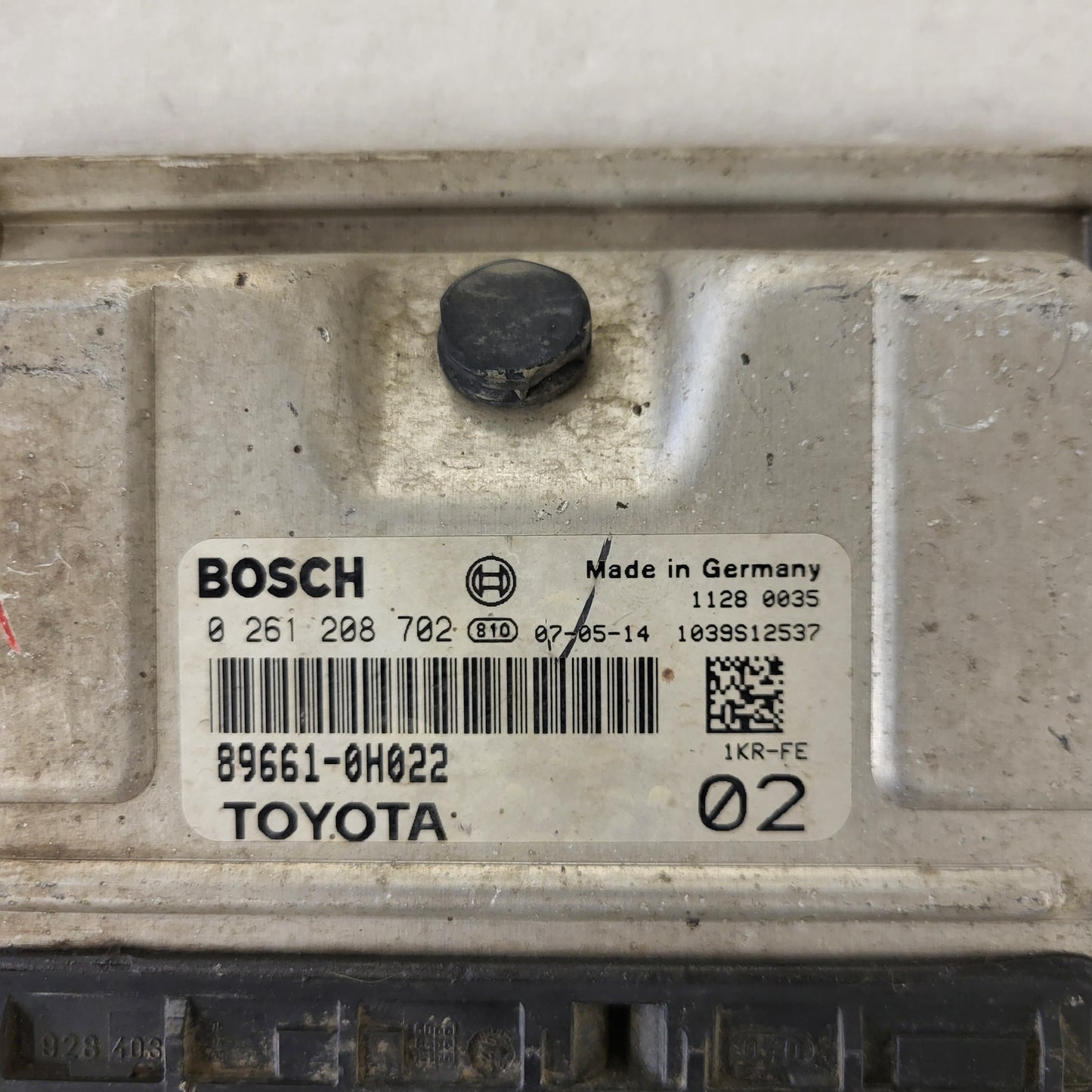 Citroen C1 TOYOTA AYGO 107 ECU / 0261208702 / 89661-0H022 / BOSCH