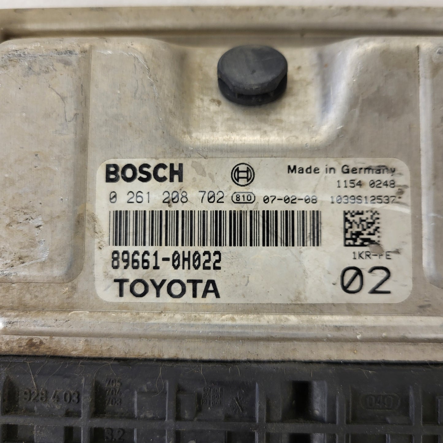 Citroen C1 TOYOTA AYGO 107 ECU / 0261208702 / 89661-0H022 / BOSCH