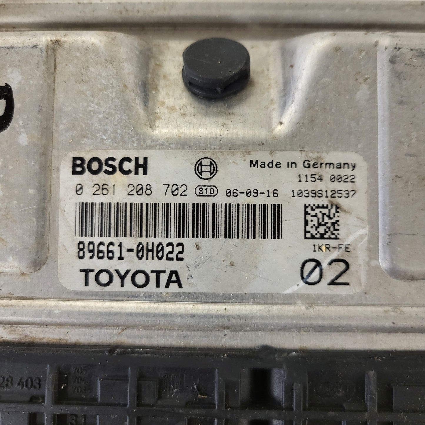 Citroen C1 TOYOTA AYGO 107 ECU / 0261208702 / 89661-0H022 / BOSCH