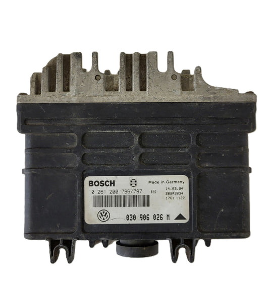 VW VOLKSWAGEN POLO 1.0 ECU / 0261200796/797 / 030906026M / BOSCH