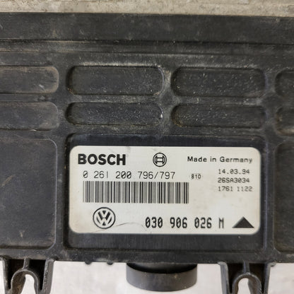 VW VOLKSWAGEN POLO 1.0 ECU / 0261200796/797 / 030906026M / BOSCH
