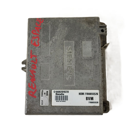 RENAULT CLIO ECU / S100820102B / 7700855526 / 7700855528 / S100820102