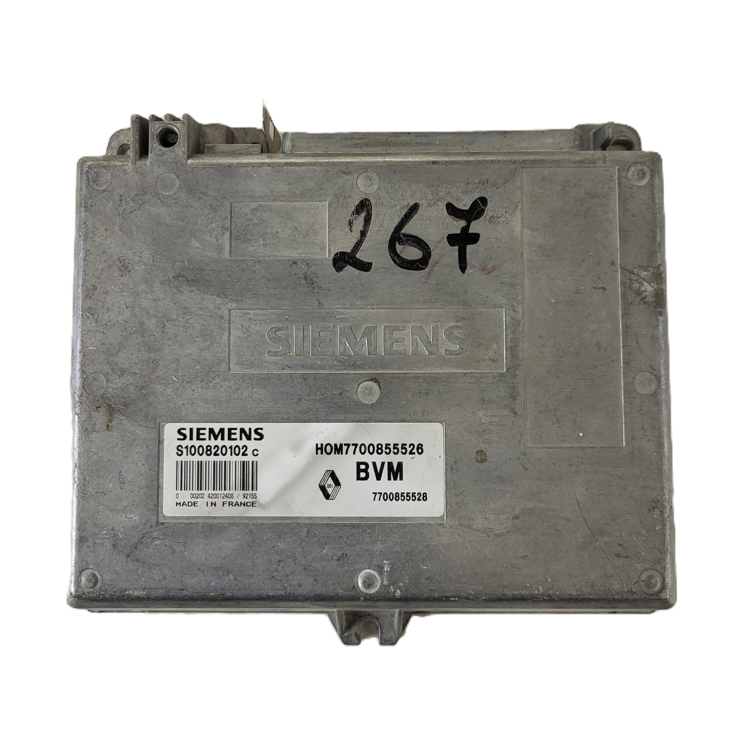 RENAULT CLIO ECU / S100820102C / 7700855526 / 7700855528 / S100820102