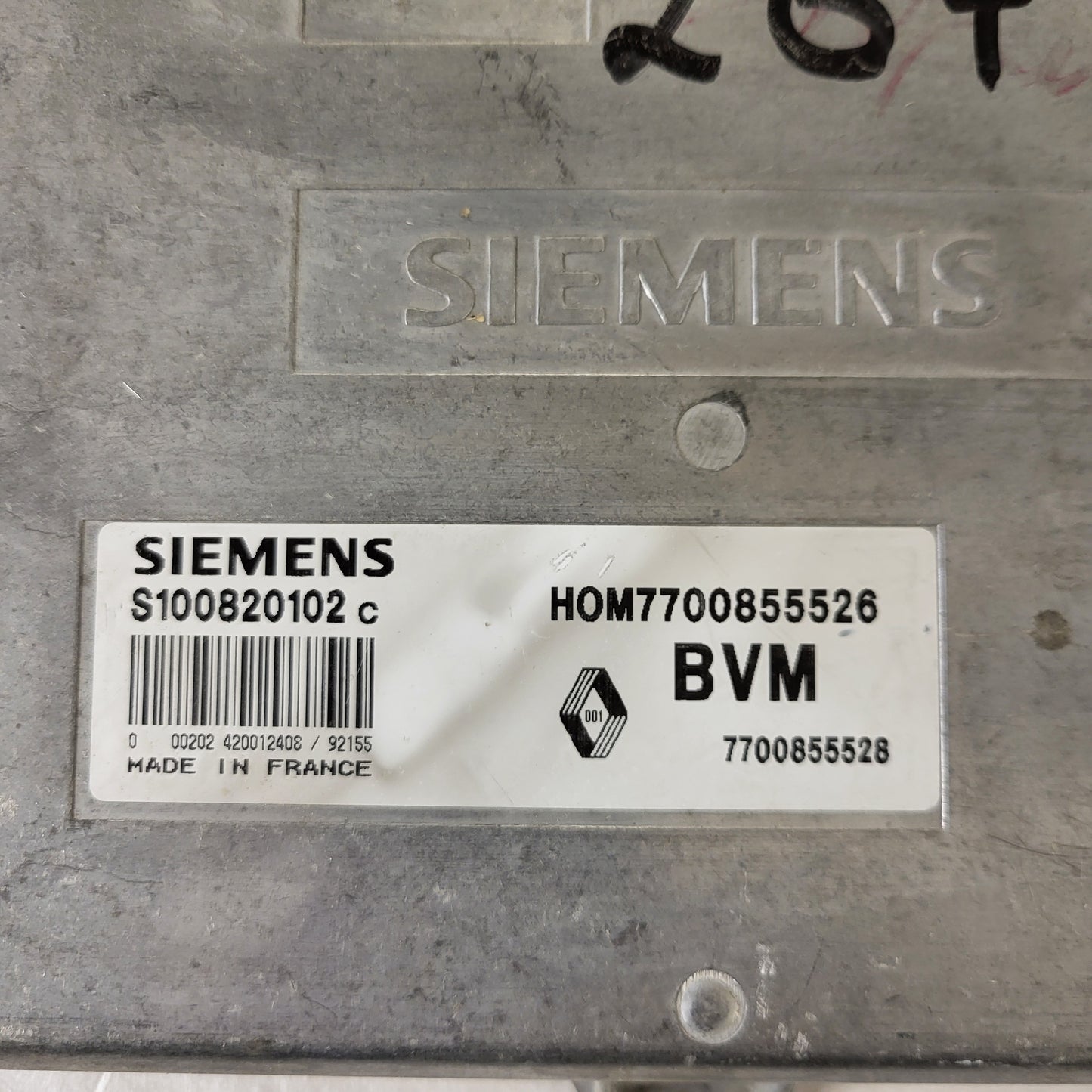 RENAULT CLIO ECU / S100820102C / 7700855526 / 7700855528 / S100820102