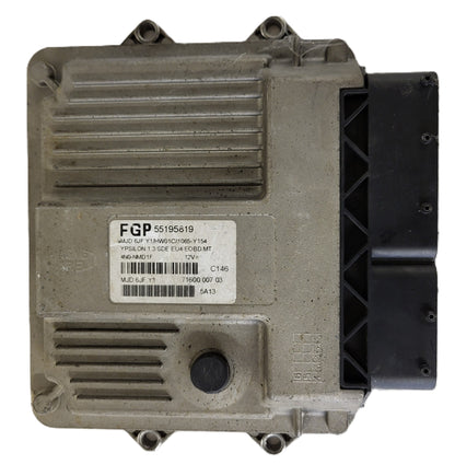 LANCIA Y 1.3 ECU / 55195819 / MJD6JF.Y1 / HW01C / 71600.007.03 MAGNETI MARELLI