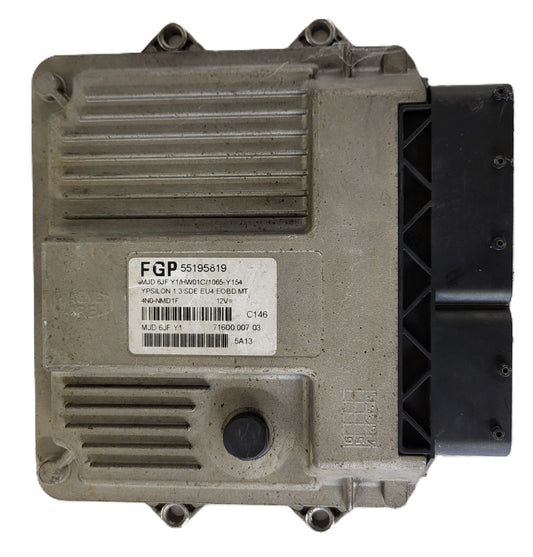 LANCIA Y 1.3 ECU / 55195819 / MJD6JF.Y1 / HW01C / 71600.007.03 MAGNETI MARELLI