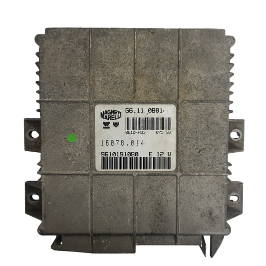 Citroen Peugeot PSA ECU / G6.11 / 16078.014 / 9610191080 / MAGNETI MARELLI