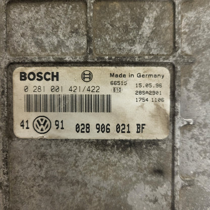 VW GOLF 3 1.9 TDI ECU / 0281001421/422 / 028906021BF / BOSCH