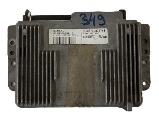 Renault ECU / S115300202A / HOM7700875745 / 7700105980 / S115300202 / SIEMENS