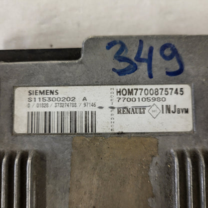 Renault ECU / S115300202A / HOM7700875745 / 7700105980 / S115300202 / SIEMENS