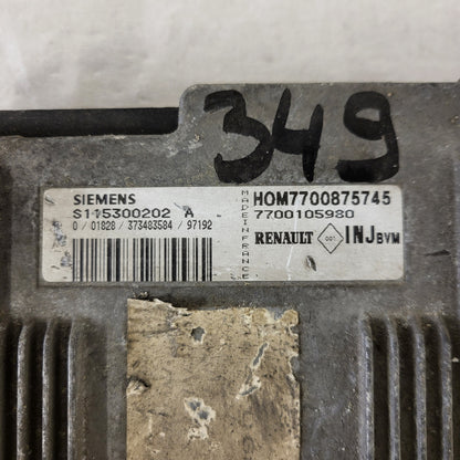Renault ECU / S115300202A / HOM7700875745 / 7700105980 / S115300202 / SIEMENS