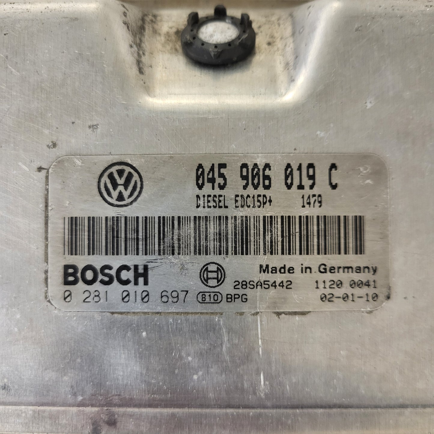 VW VAG POLO GOLF ECU / 045906019C / 0281010697 / EDC15P+ / BOSCH
