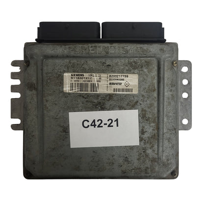 RENAULT ECU / S118301217 / S118301217B / SIRIUS 34 / 8200217759 / 3200080285 / SIEMENS