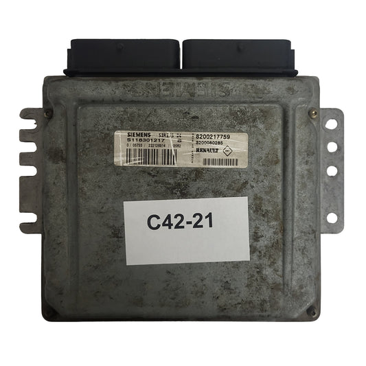 RENAULT ECU / S118301217 / S118301217B / SIRIUS 34 / 8200217759 / 3200080285 / SIEMENS