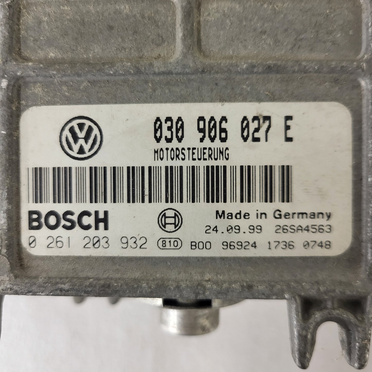 VW LUPO POLO AROSA ECU / 030906027E / 0261203932 / BOSCH