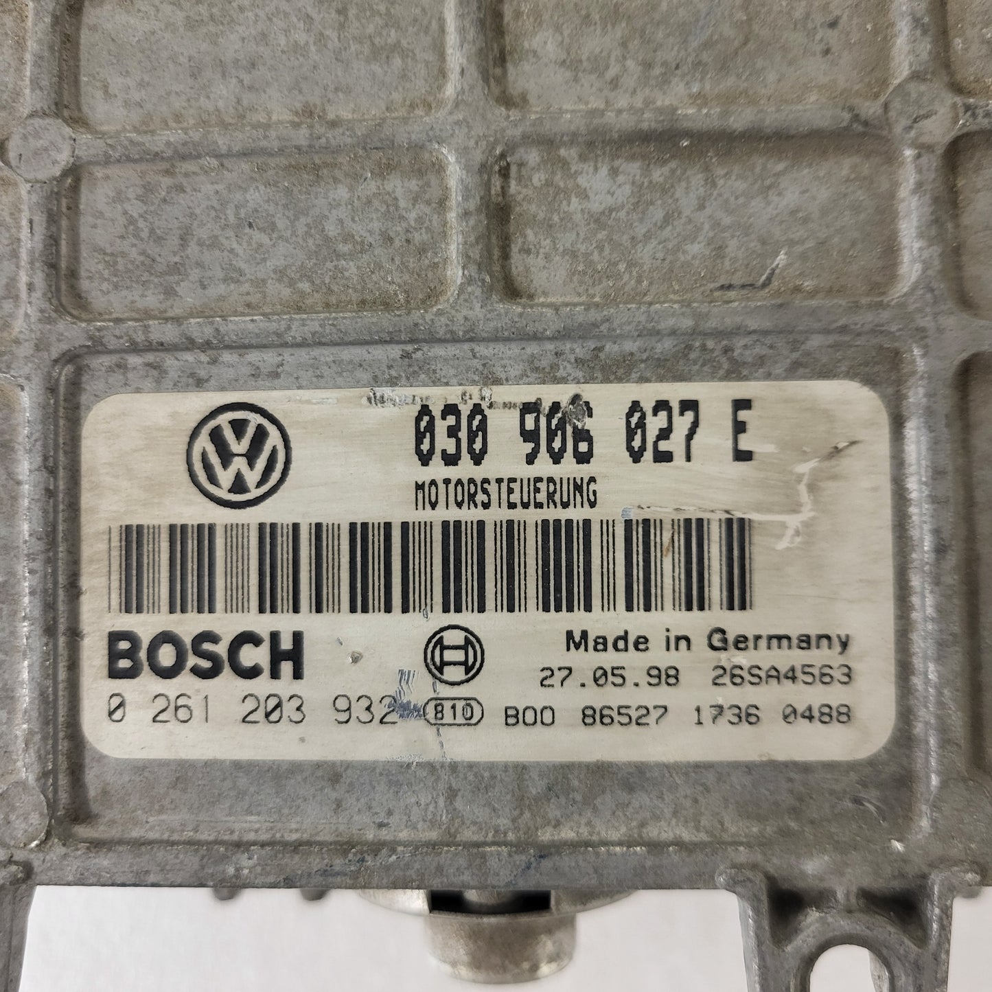 VW LUPO POLO AROSA ECU / 030906027E / 0261203932 / BOSCH