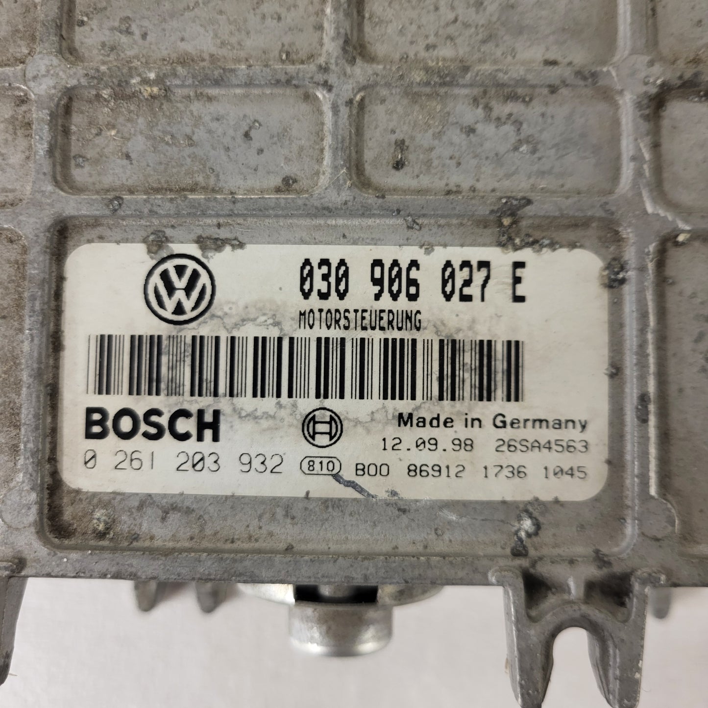 VW LUPO POLO AROSA ECU / 030906027E / 0261203932 / BOSCH
