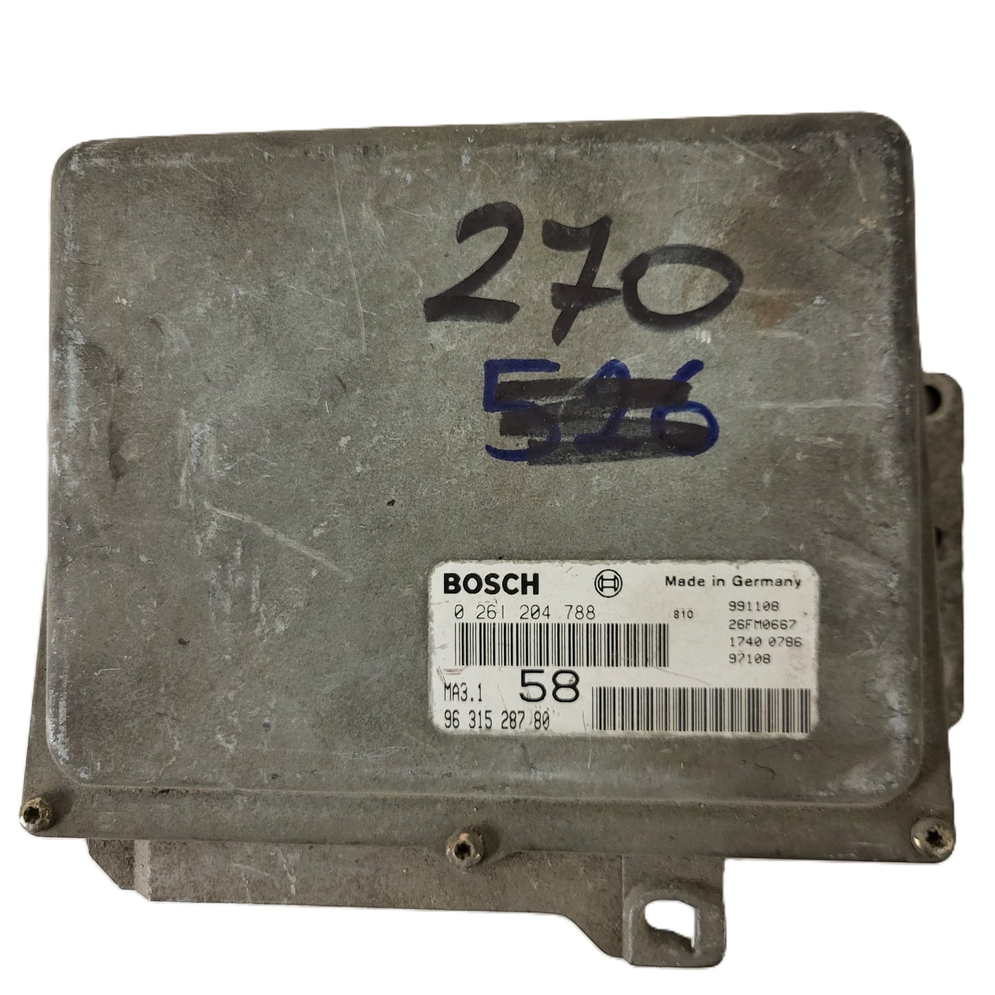 Peugeot Citroen ECU / 0261204788 / 9631528780 / MA3.1 / BOSCH