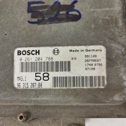 Peugeot Citroen ECU / 0261204788 / 9631528780 / MA3.1 / BOSCH